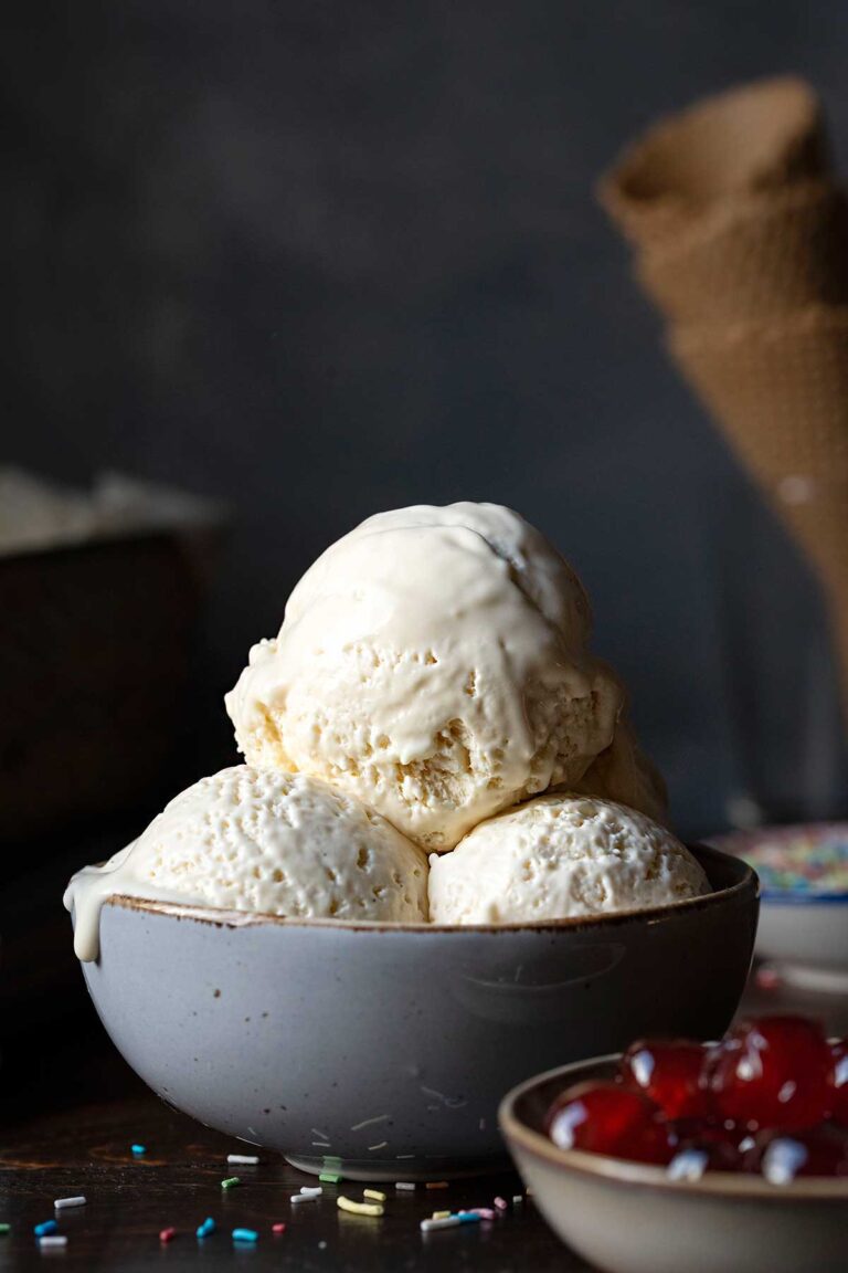 Homemade Vanilla Ice Cream Without Machine
