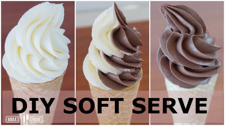 How To Make Soft Serve Ice Cream At Home
