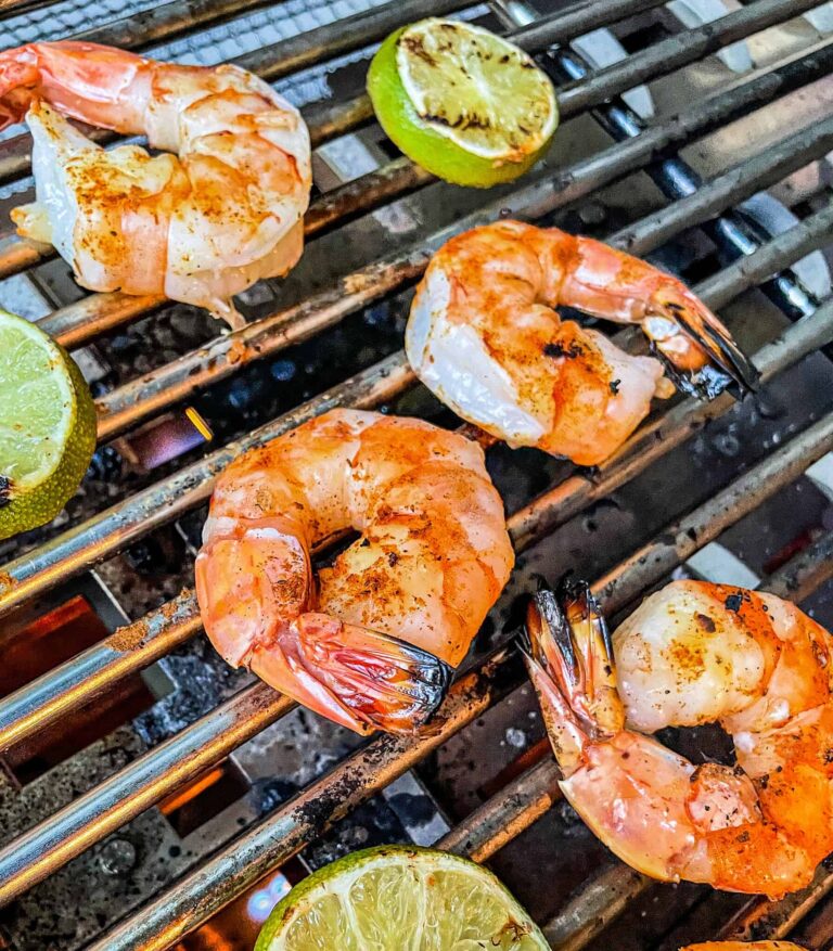 Grilling Shrimp On Gas Grill