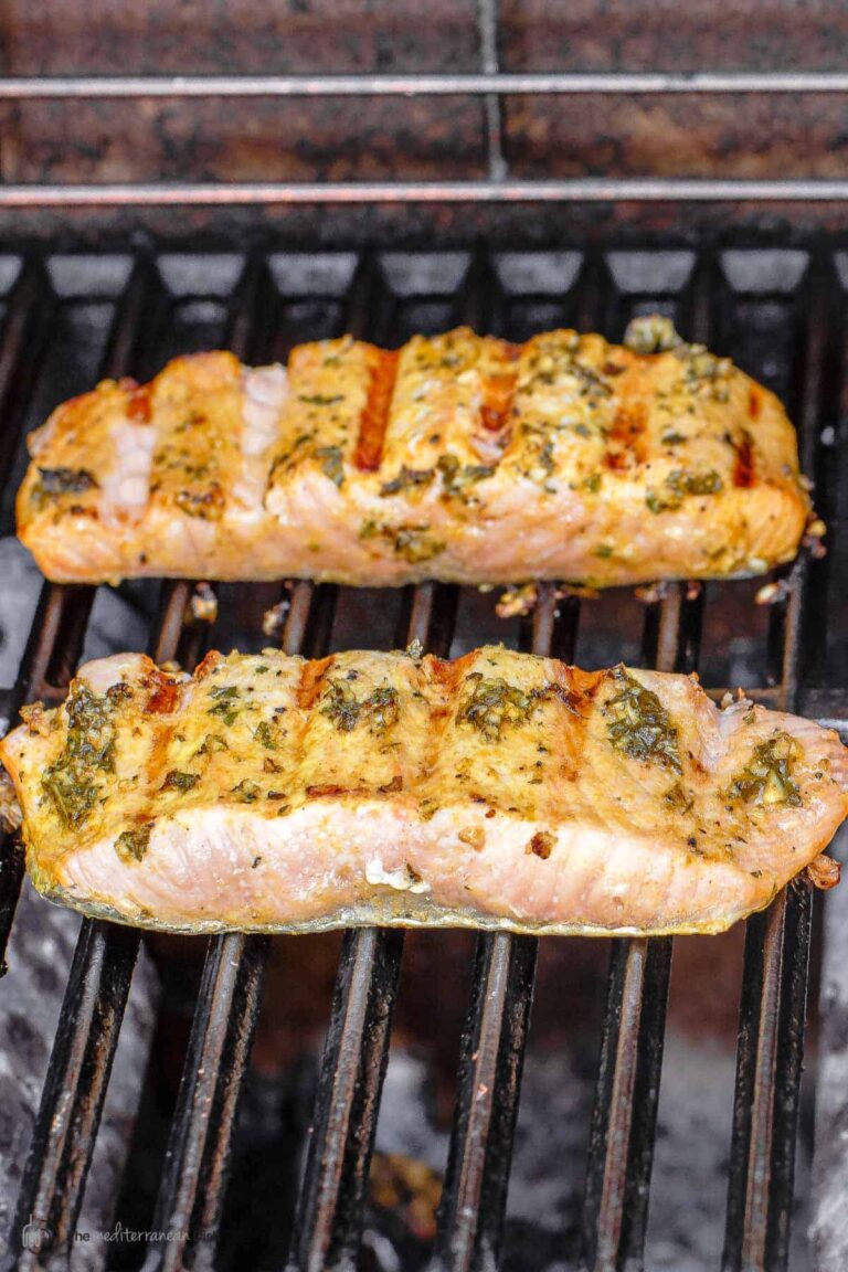 Grilled Salmon On Gas Grill