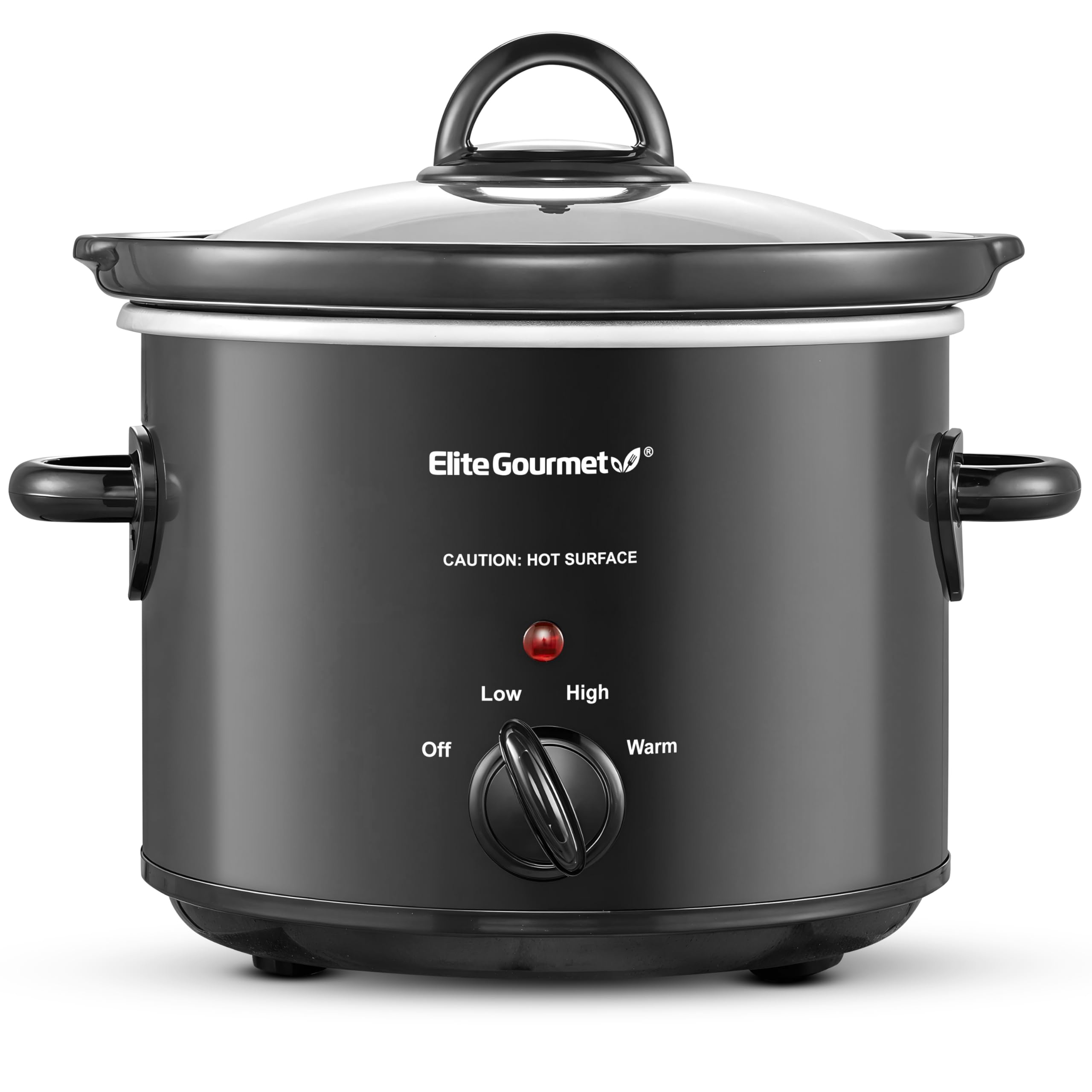 Elite Gourmet MST-350B Electric Slow Cooker, Adjustable Temp, Entrees, Sauces, S