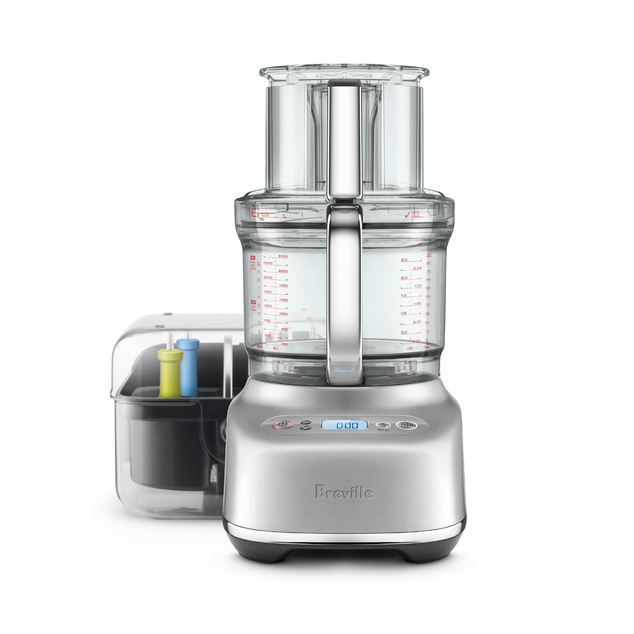 Breville BFP810 Sous Chef 16 Cup Food Processor, Large, Brushed Stainless Steel
