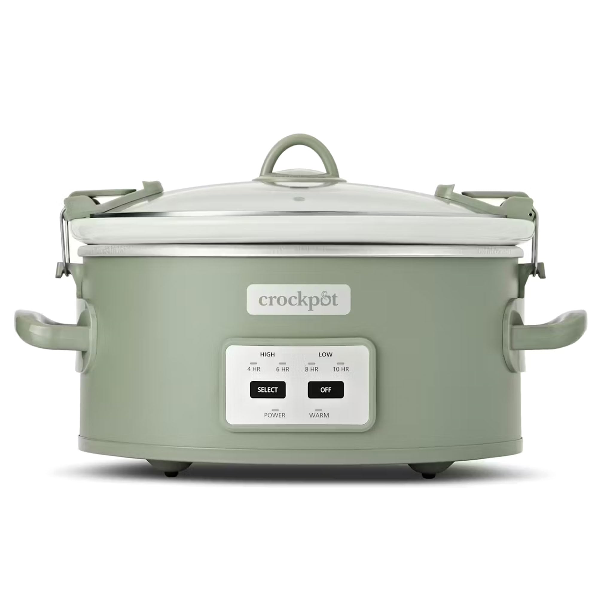 Crock-Pot Locking Lid 6qt Cook and Carry Programmable Slow Cooker Moonshine Gree