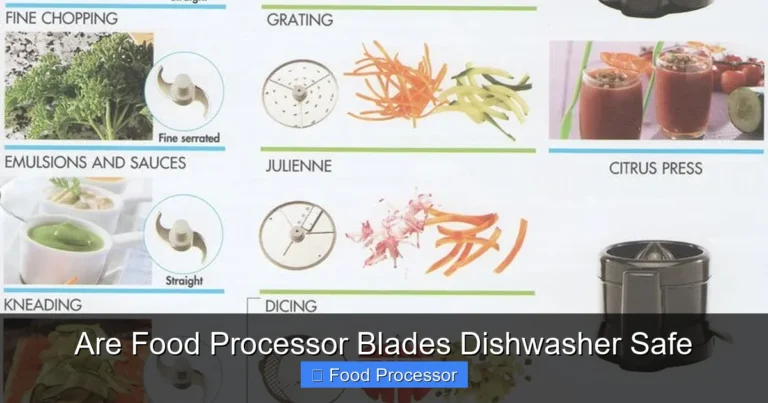 Are Food Processor Blades Dishwasher Safe