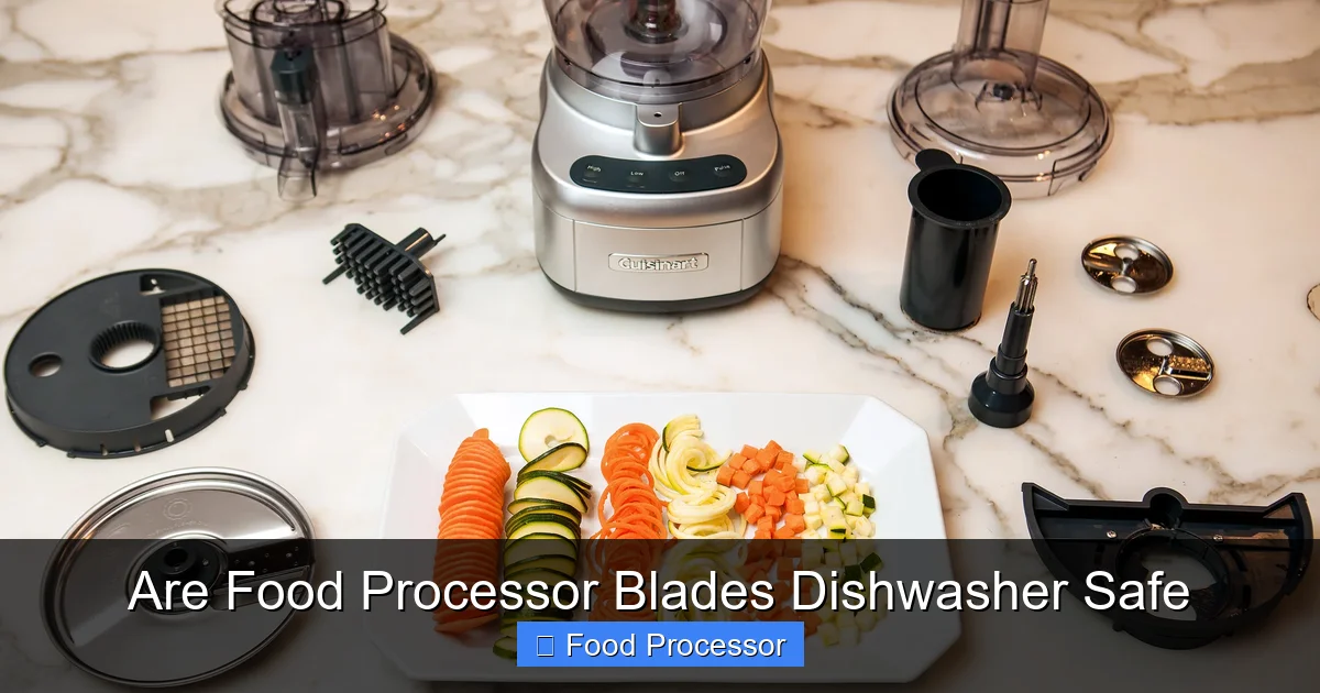 Are Food Processor Blades Dishwasher Safe