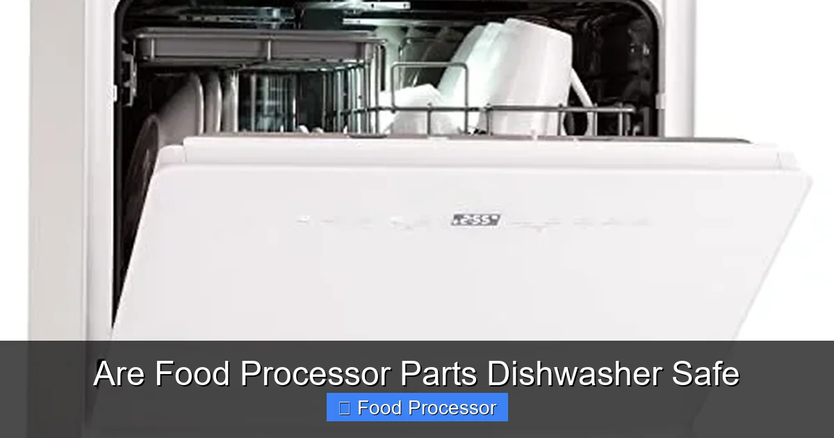 Are Food Processor Parts Dishwasher Safe