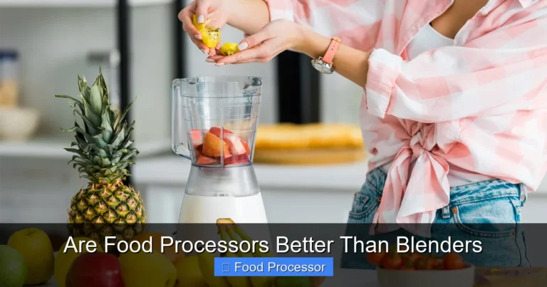 Are Food Processors Better Than Blenders