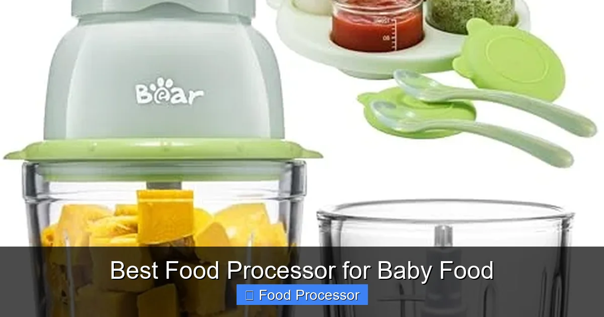Best Food Processor for Baby Food