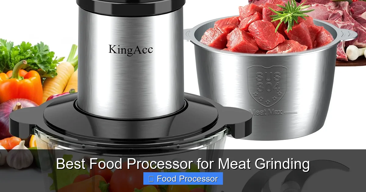 Best Food Processor for Meat Grinding