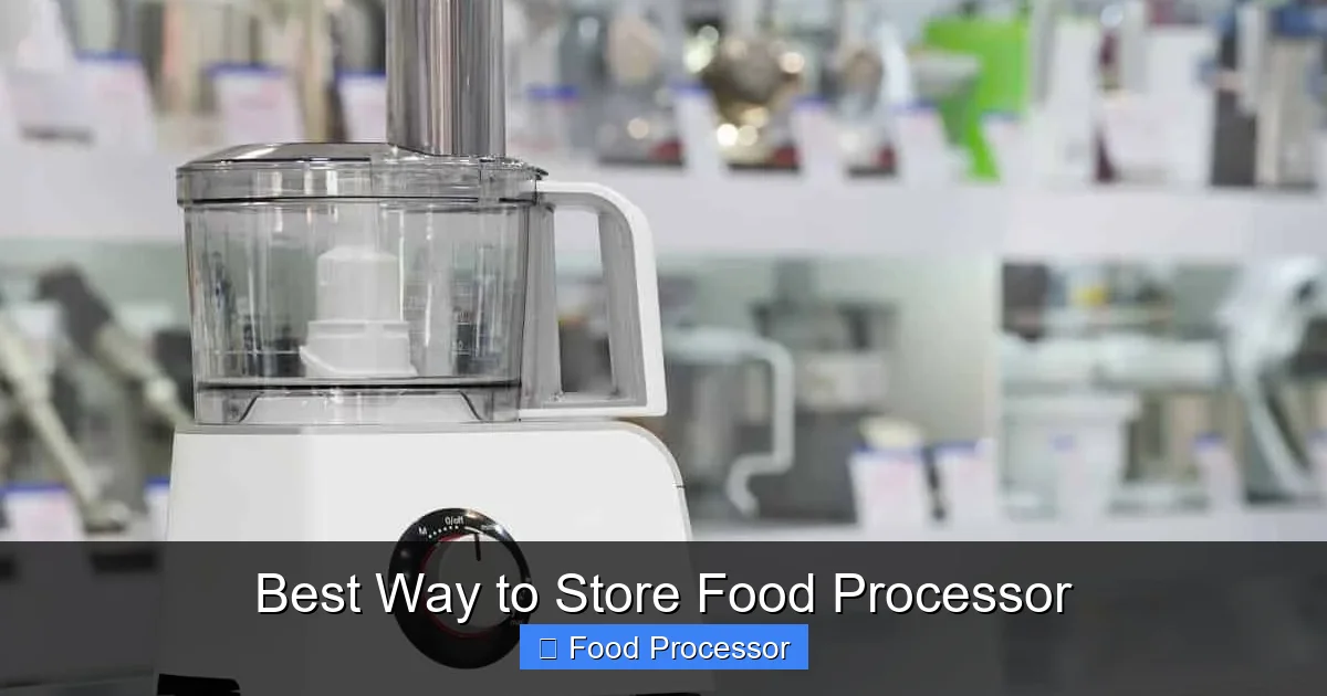 Best Way to Store Food Processor