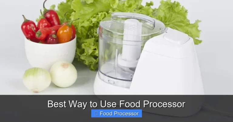 Best Way to Use Food Processor