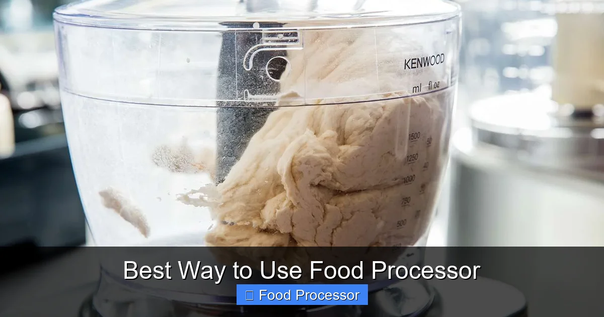 Best Way to Use Food Processor
