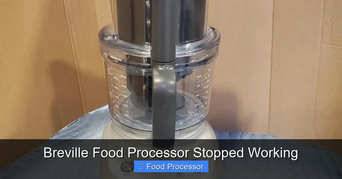 Breville Food Processor Stopped Working