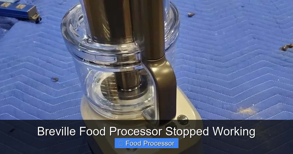 Breville Food Processor Stopped Working