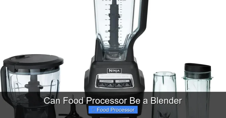 Can Food Processor Be a Blender Can Food Processor Be a Blender