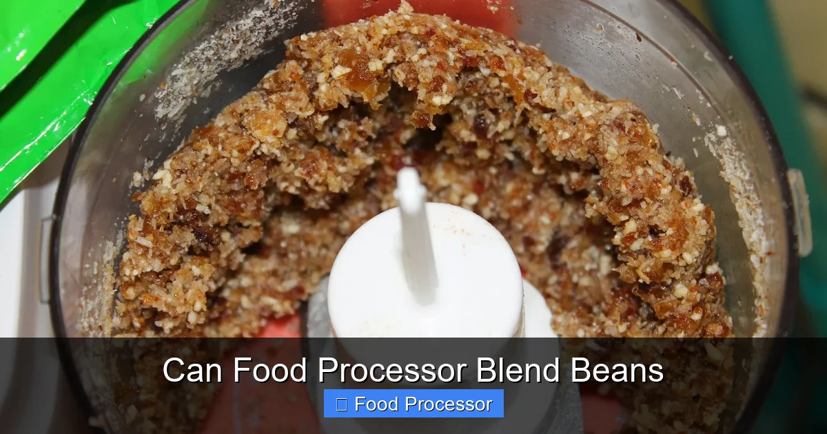 Can Food Processor Blend Beans