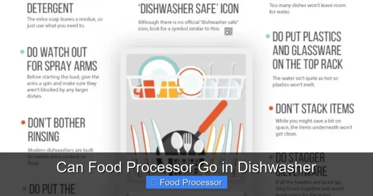 Can Food Processor Go in Dishwasher