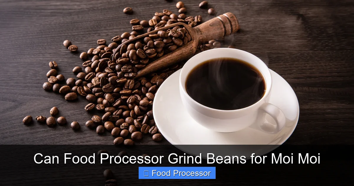 Can Food Processor Grind Beans for Moi Moi