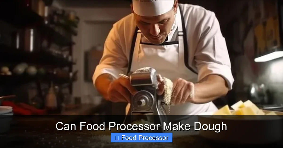 Can Food Processor Make Dough
