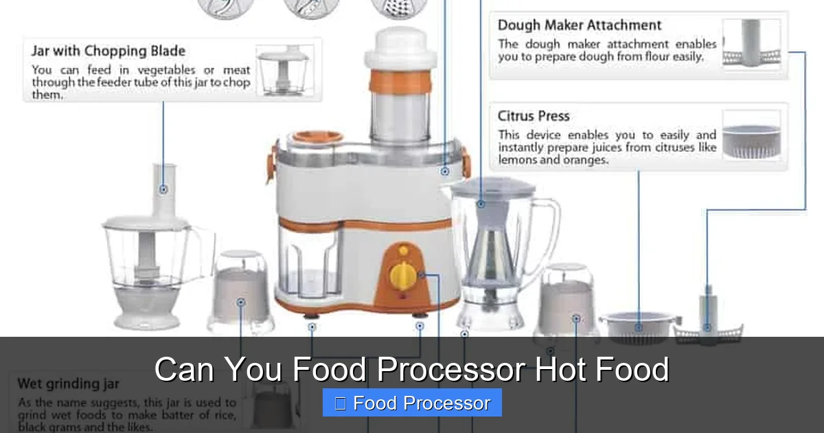Can You Food Processor Hot Food