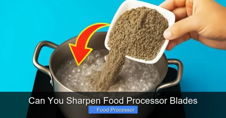 Can You Sharpen Food Processor Blades