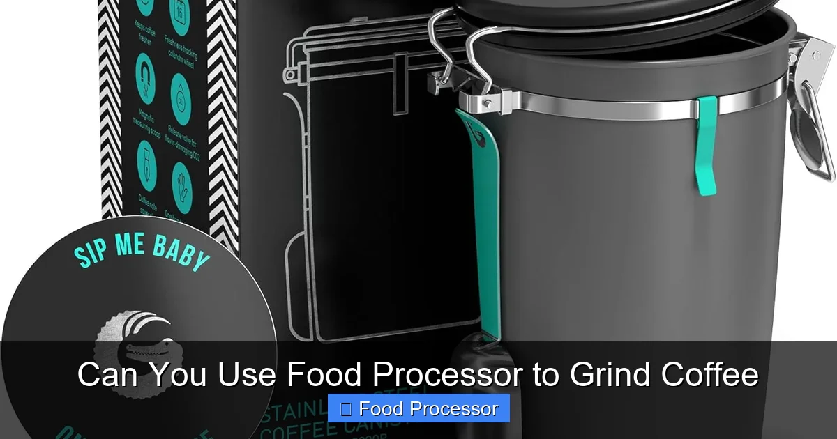 Can You Use Food Processor to Grind Coffee