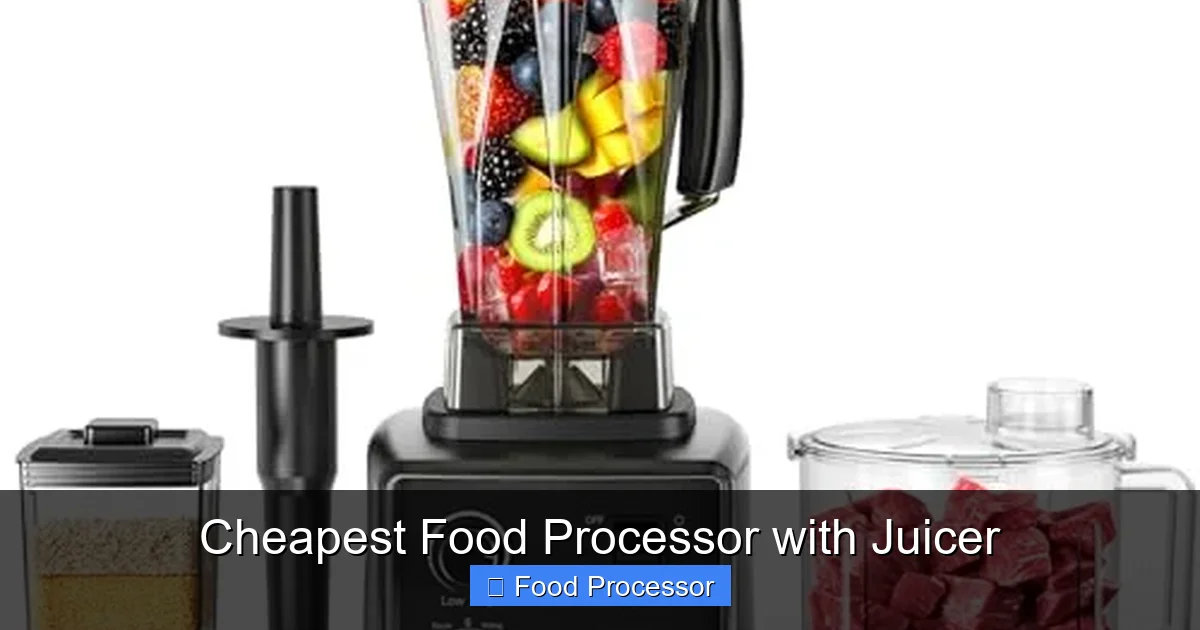 Cheapest Food Processor with Juicer