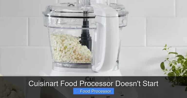 Cuisinart Food Processor Doesn't Start