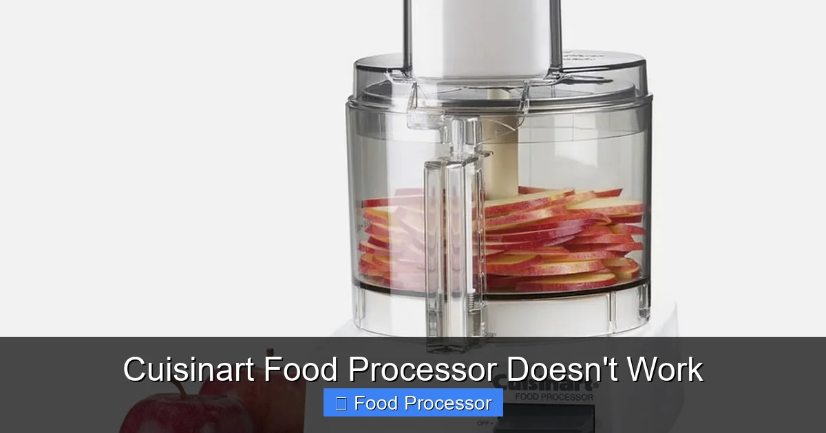 Cuisinart Food Processor Doesn't Work