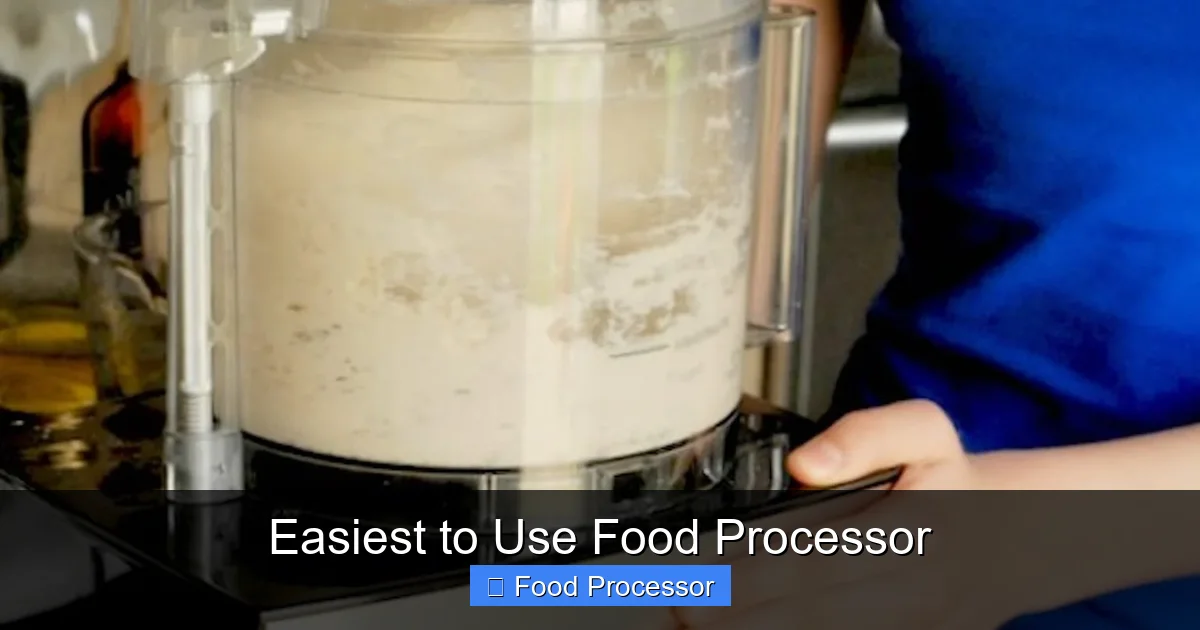 Easiest to Use Food Processor