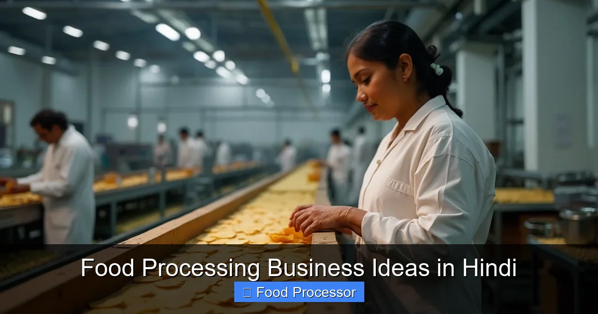 Food Processing Business Ideas in Hindi