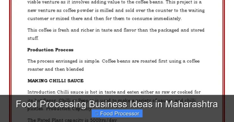 Food Processing Business Ideas in Maharashtra