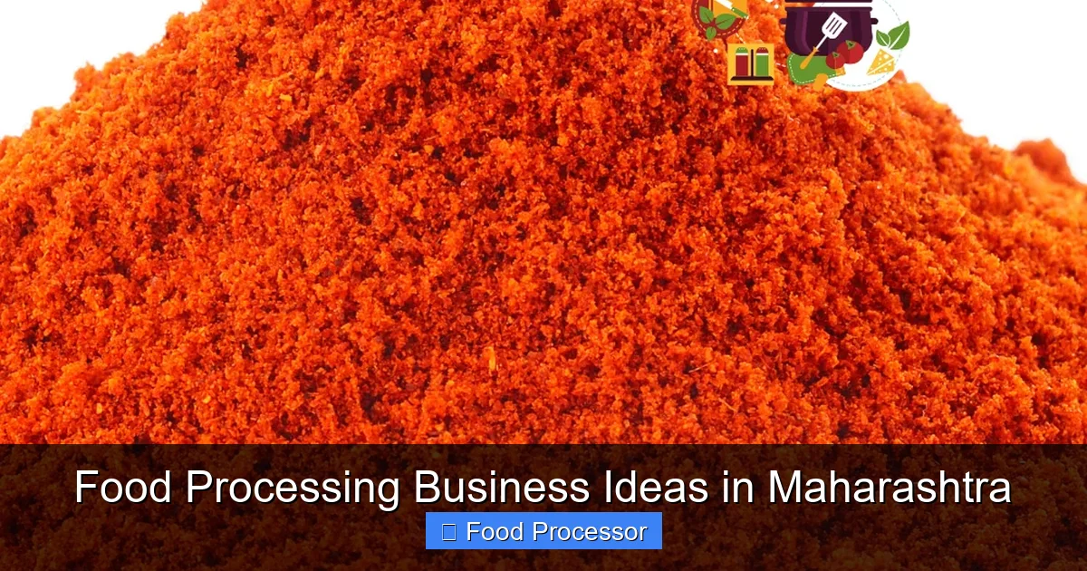 Food Processing Business Ideas in Maharashtra