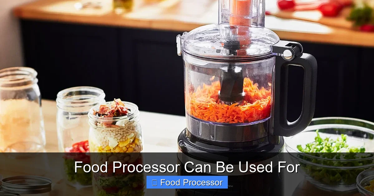 Food Processor Can Be Used For
