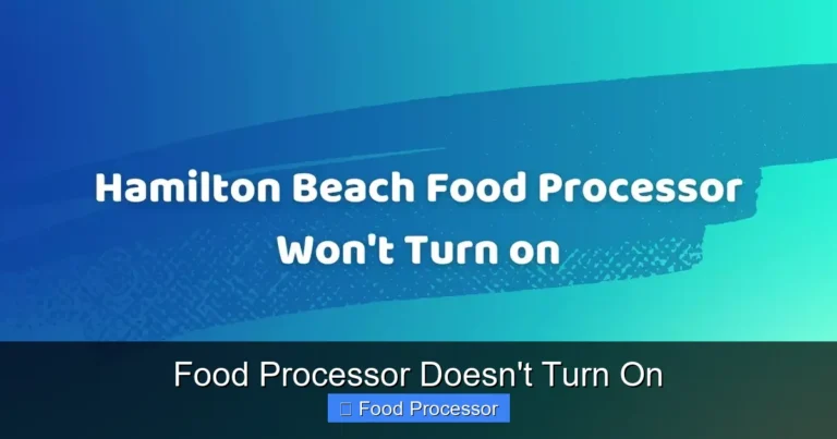 Food Processor Doesn’t Turn On Food Processor Doesn't Turn On