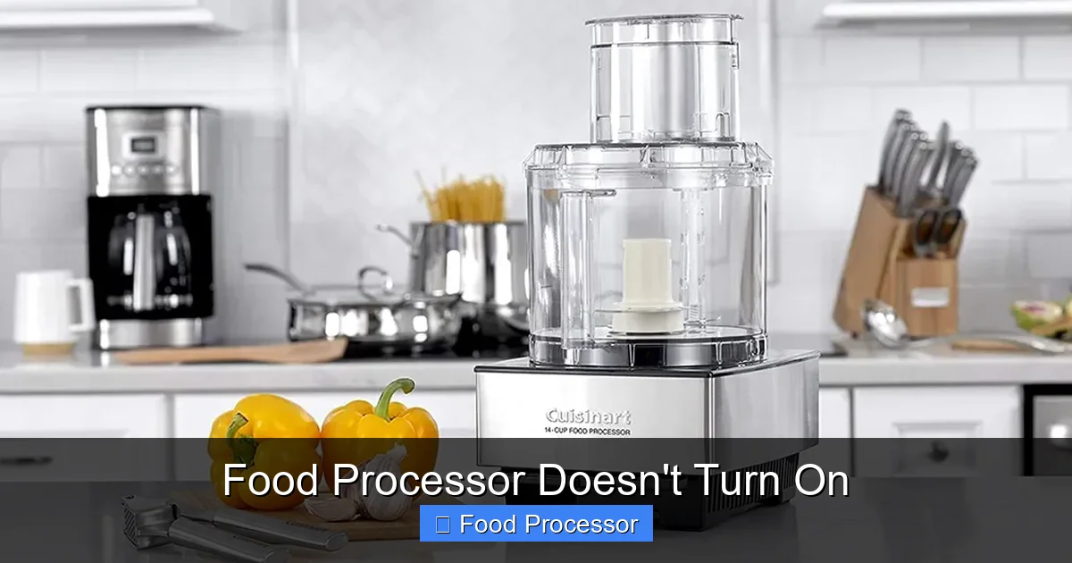 Food Processor Doesn't Turn On
