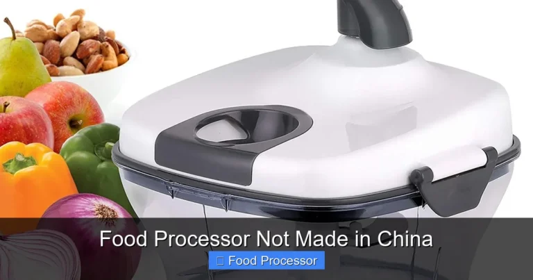 Food Processor Not Made in China