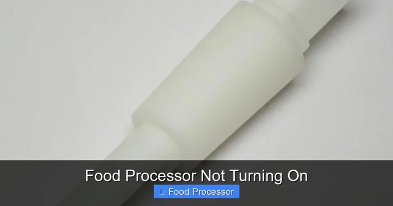 Food Processor Not Turning On
