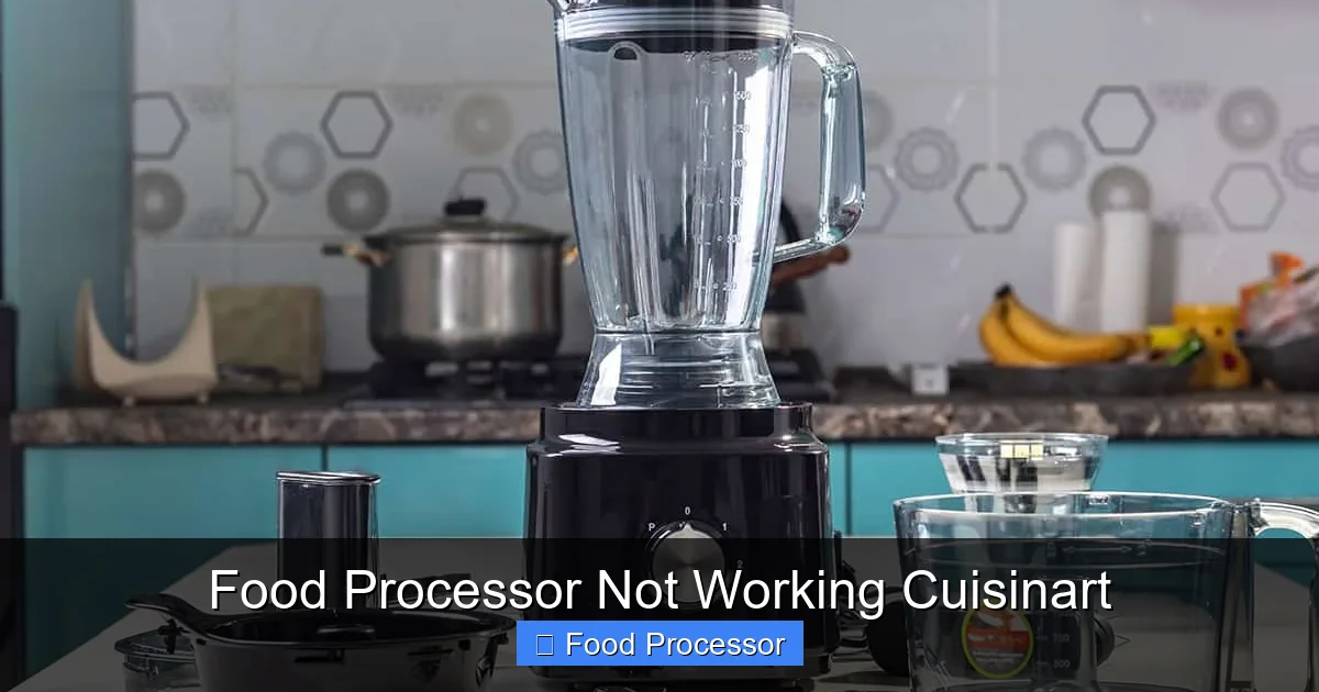 Food Processor Not Working Cuisinart