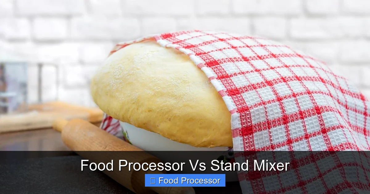 Food Processor Vs Stand Mixer
