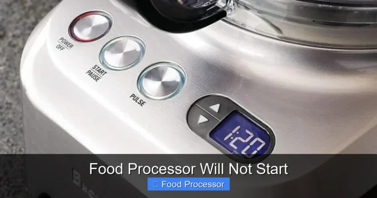 Food Processor Will Not Start
