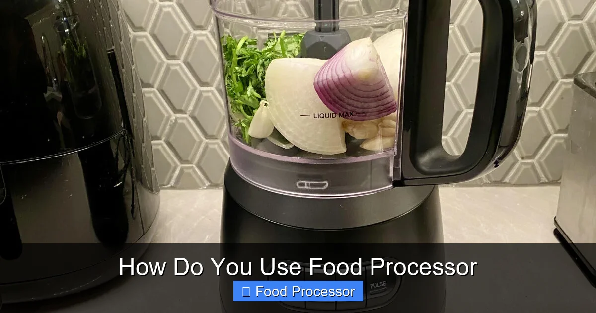 How Do You Use Food Processor