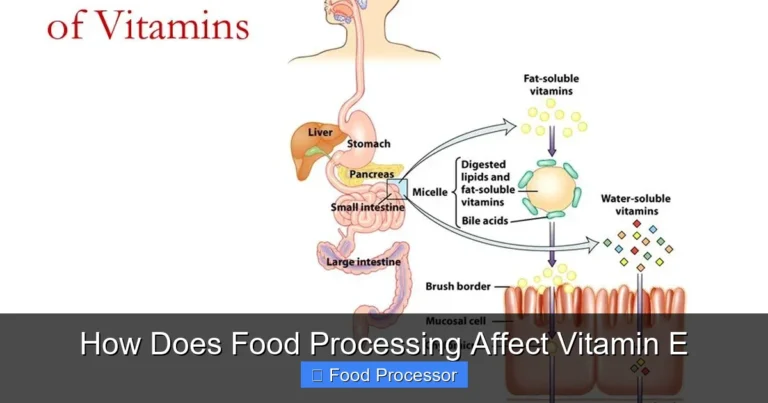 How Does Food Processing Affect Vitamin E