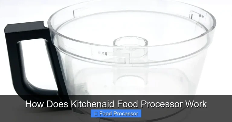 How Does Kitchenaid Food Processor Work