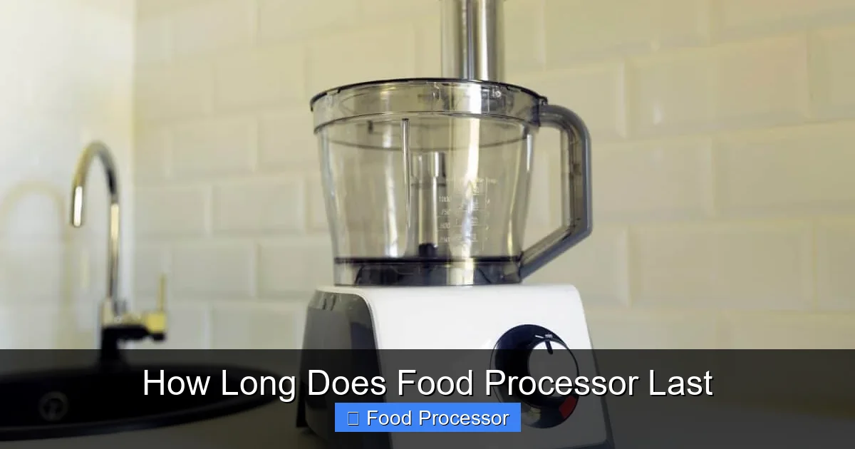 How Long Does Food Processor Last