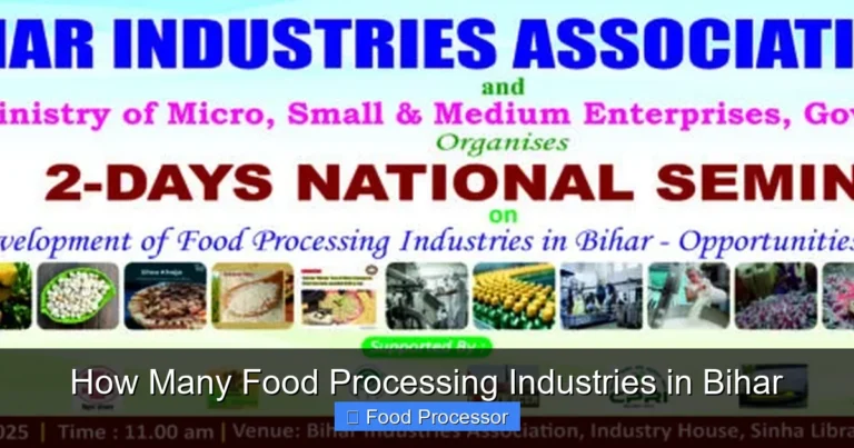 How Many Food Processing Industries in Bihar