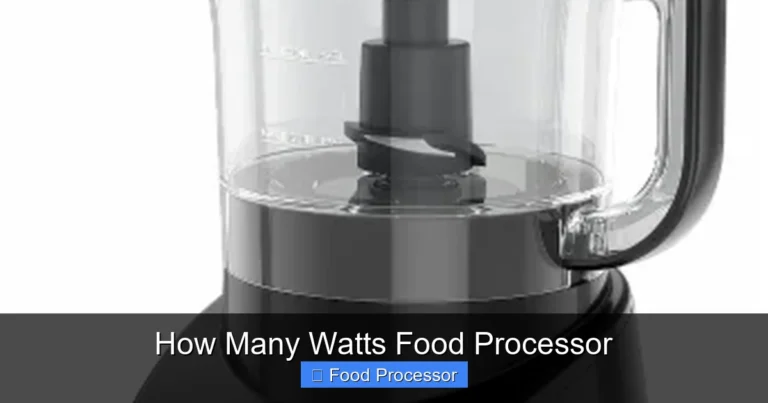 How Many Watts Food Processor How Many Watts Food Processor
