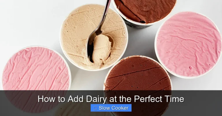How to Add Dairy at the Perfect Time