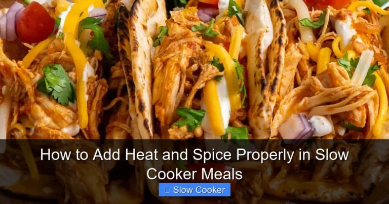 How to Add Heat and Spice Properly in Slow Cooker Meals