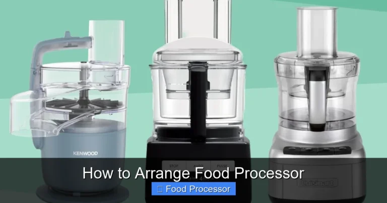 How to Arrange Food Processor